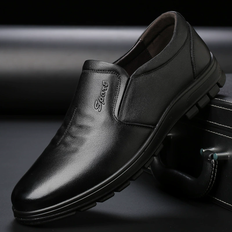 Кожаная обувь Мужская кожаная обувь среднего и пожилого возраста