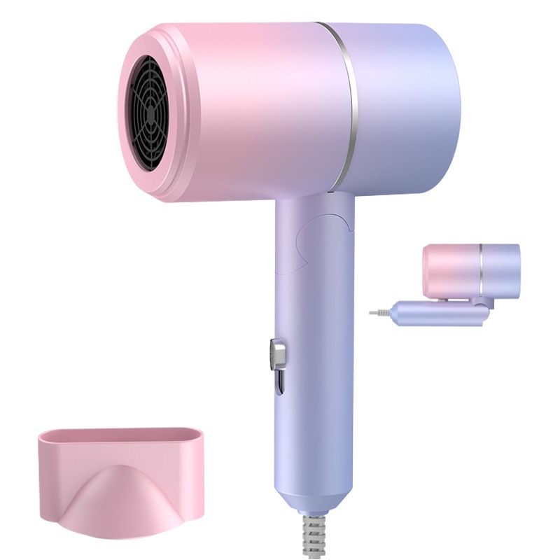 Cross-Border Foldable Hair Dryer High-Power Household Negative Ion Hair Dryer Student Dormitory Hair Dryer Wholesale