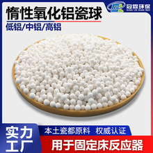 惰性氧化铝瓷球 低铝中铝高铝瓷球 耐酸碱固定床反应器填料球