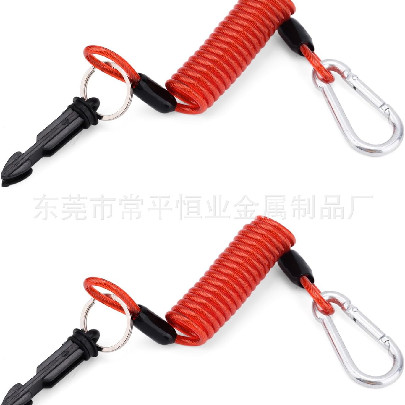 亚马逊2025新品拖车拖船分离开关4 英尺/6英尺便携式弹簧款拉索