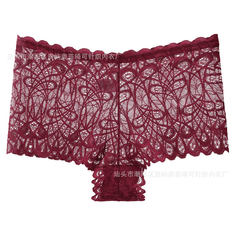 Кружевные трусики женские, средняя посадка, дышащие, размеры S–XL