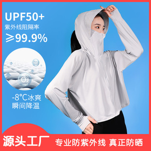 Sunscreen clothing women's anti-ultraviolet summer out ice silk ice sense sunscreen clothing cape wholesale original yarn