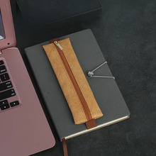 环保撕不烂洗水杜邦纸笔袋空白现货可加印logo高端松紧带拉链笔袋