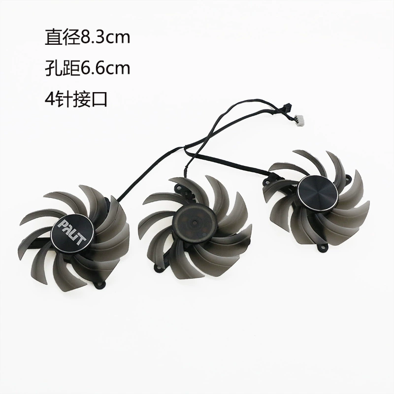 Подходит к Palit Tongde RTX 3060Ti 3070 3080 3090 GraphicsPro OC графической карте вентилятор