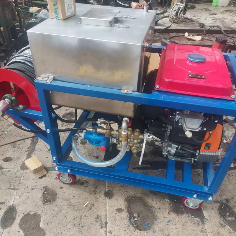 甘肃兰州白银物业管道疏通机 下水道清洗机 管道泥沙高压冲洗机