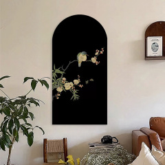 Ancient Chinese style magpie on a branch hallway decoration painting archway corridor facing the door hanging scroll new Chinese style study tea room wall art