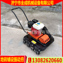 手推式汽油彩砖整平机 90P型彩砖铺平机价格 人行道盲道砖铺砖机