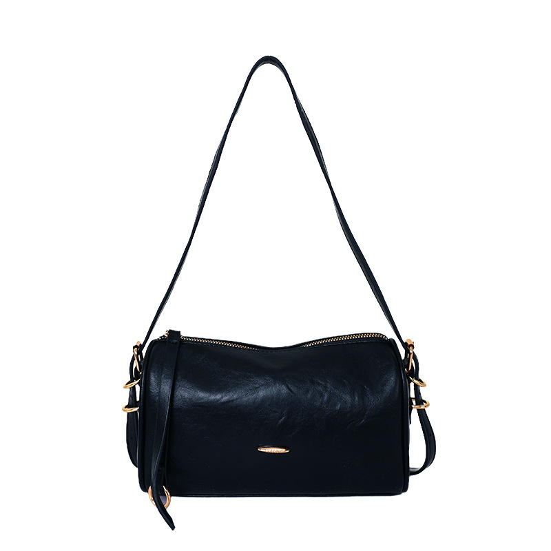 2026 nuevo bolso de brazo simple de color sólido bolso de almohada de viaje de moda moda diaria bolso de hombro