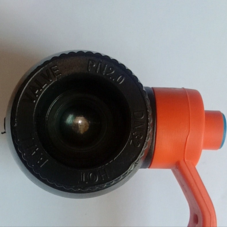 Suministro al por mayor interruptor de válvula de PE cuerpo medio empresa general tipo de acoplamiento PE mango de plástico válvula de bola de núcleo de acero de gran flujo