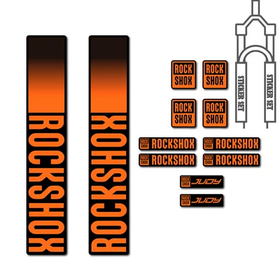 Body sticker, Fork Sticker Rockshox - 34