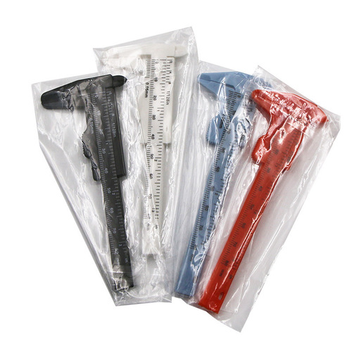 Wholesale Measuring Tools 0-80mm Mini Plastic Vernier Caliper, Wares and Jewelry Measuring Student Caliper
