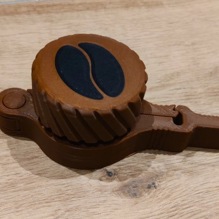 B형 커피백 클립 브라운+블랙