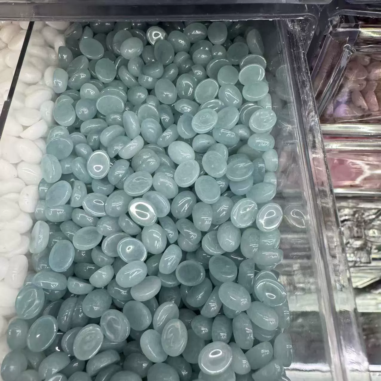 Organic gemstone for ring, accessories, 6x, x8, DIY