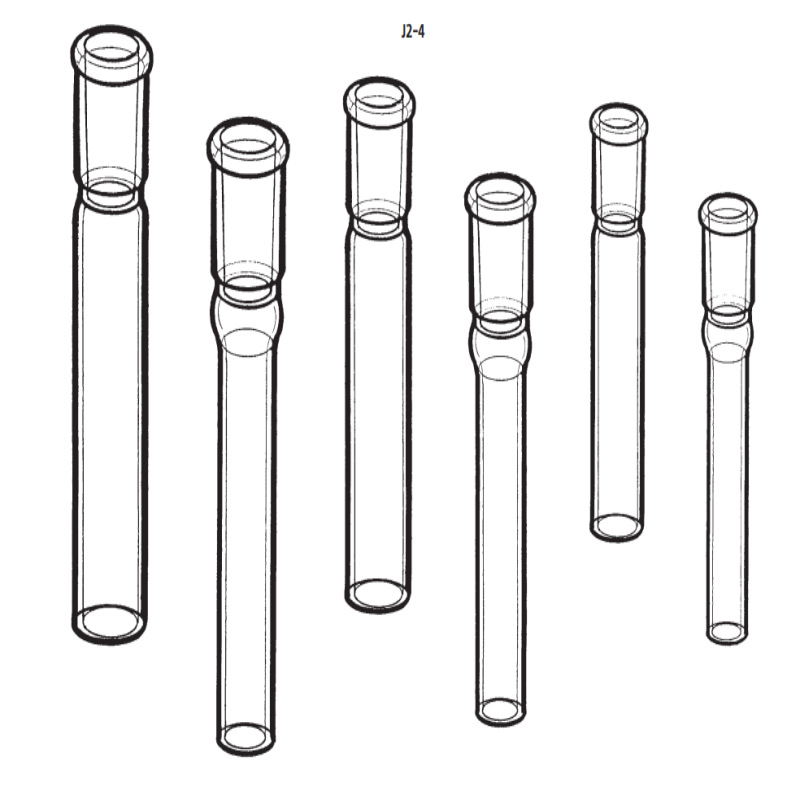 严选！！KIRIYAMA桐山 透明针形接头 J2-4-9、J2-4-10