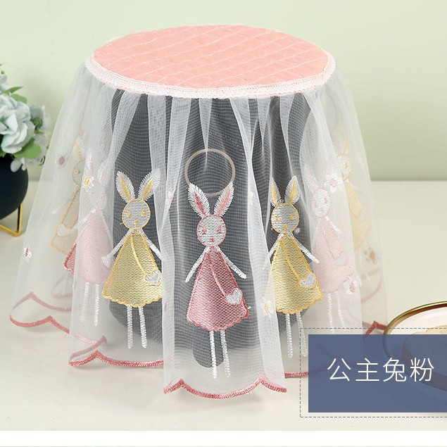 수 놓은 토끼-핑크