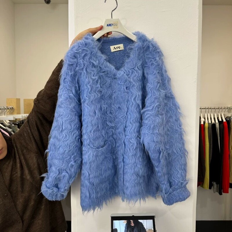 Now available: The same ARE2026 autumn/winter new collection casual and versatile faux fur coat for women, a warm knitted cardigan Now available: The same ARE2026 autumn/winter new collection casual and versatile faux fur coat for women, a warm knitted cardigan