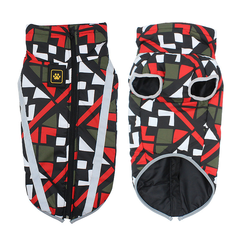 Nueva ropa para mascotas Otoño e Invierno engrosada perro caliente ropa acolchada de algodón perro grande mascota chaqueta ropa para mascotas al por mayor