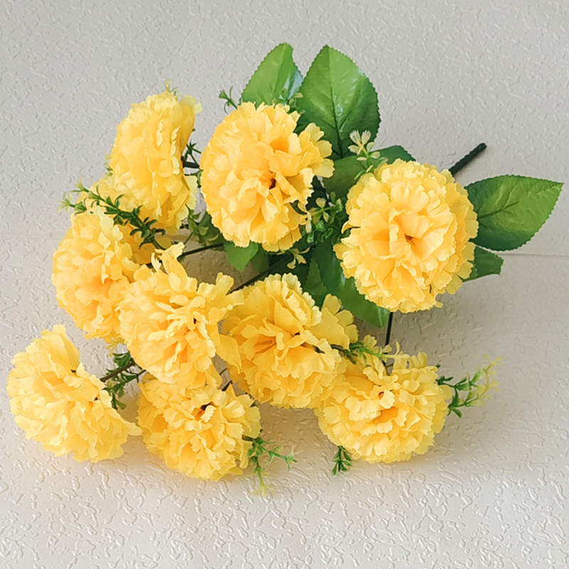 Reunión deportiva, actividades estudiantiles, baile, flores falsas coloridas, flores de plástico, flores de seda, baile, accesorios, ramo de simulación