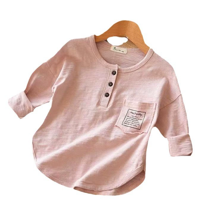 Тайс/ Tide? bamboo children\'s autumn base body-friendly long-sleeve for boys, 2023, for teenagers, loose fit, western style