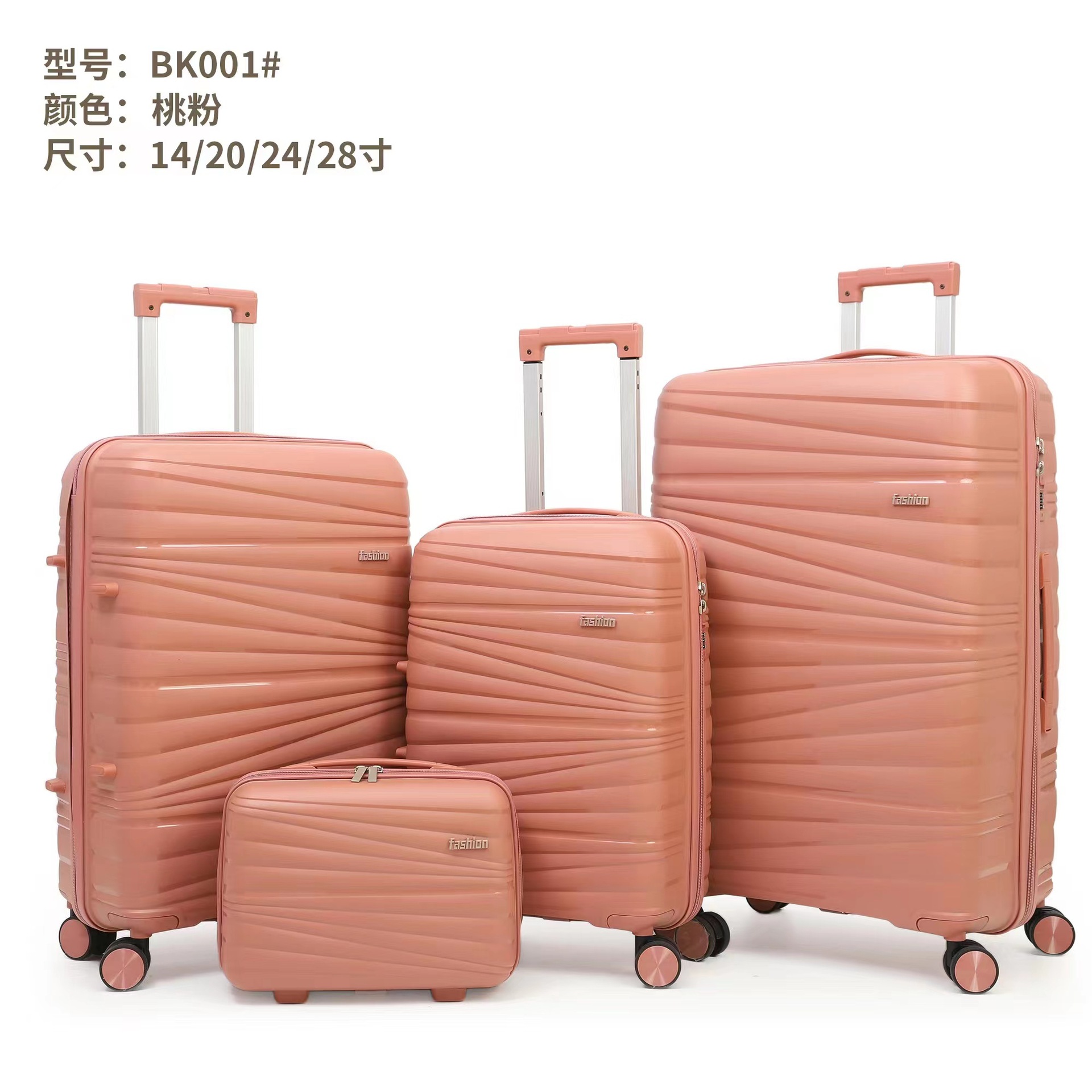 Equipaje de PP caja de la carretilla de embarque de las mujeres universal rueda mudo maleta niños Contraseña de embarque caso de cuero de 20 pulgadas