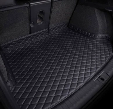 a Variety of Styles, Direct from — Trunk Mat - high-edgequilted-embroidery-black-black-thread-cross-border-exclusive-supply-small-packages-shipped-quickly