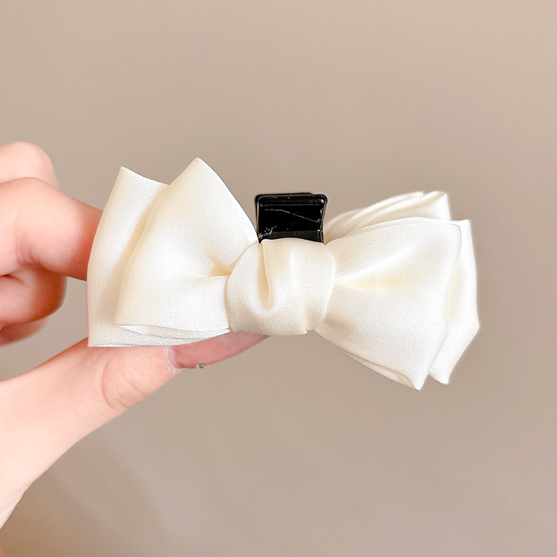 Escapar de la princesa cabeza negro de doble cara arco clip de otoño e invierno de las mujeres de la espalda Cabeza horquilla grande tiburón clip accesorios para el cabello