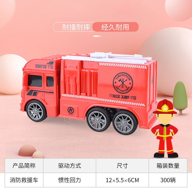 Niños inercia fuerza de retorno de excavación bulldozer ingeniería de excavación conjunto bulldozer coche jardín de infantes pequeños juguetes de regalo