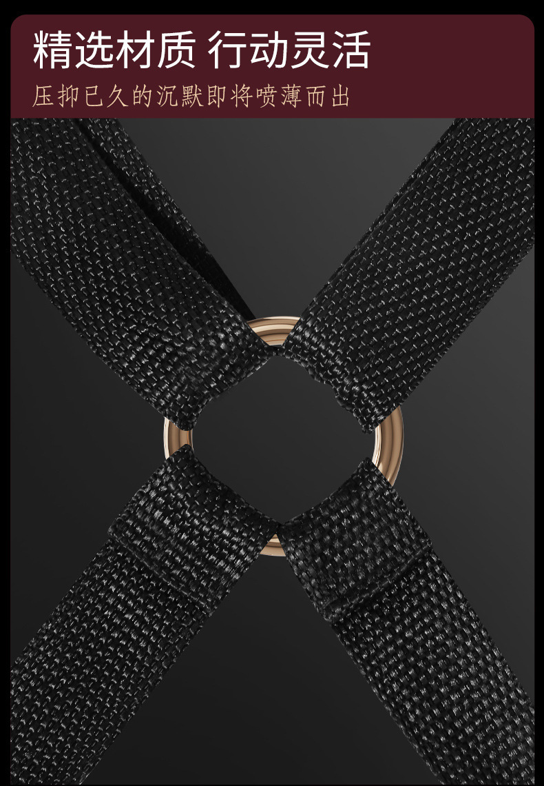 Steel Pipe Bondage Restraint Kit for Couples, Black Metal Adult Play Set — detail image 6