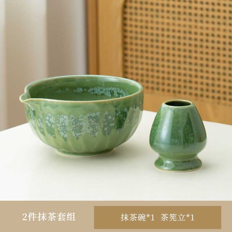 日本クロスボーダー Amazon 抹茶セット セラミック抹茶ボウル 茶筅 立百本立 宋代茶ツール 注ぎ口付き|undefined