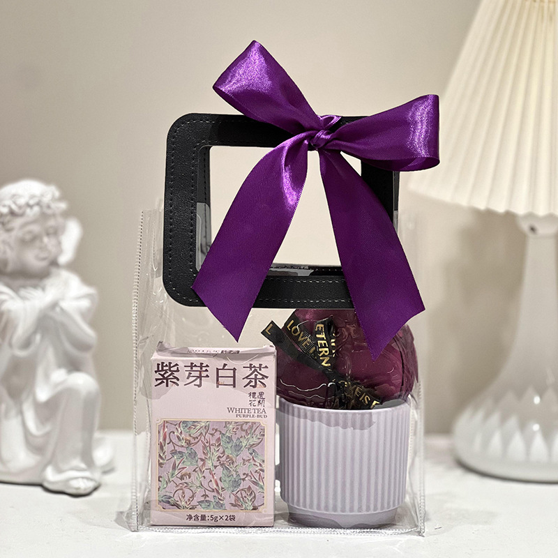 스타일 5 (머그 + 보라색 새싹 + 아이 마스크)