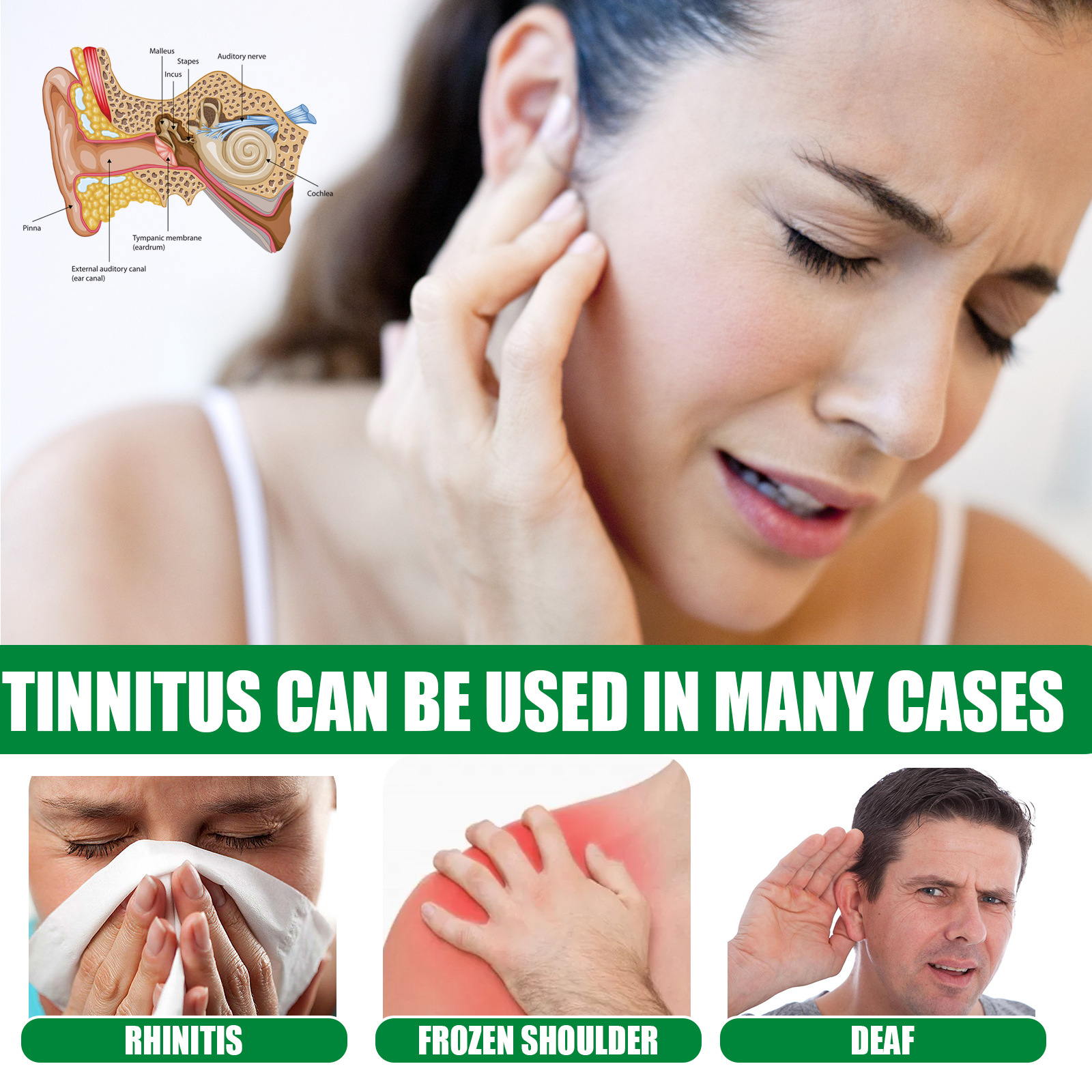 Güney Ay Tinnitus Kulak Damlası Dış İşitsel Kanal Kulak Kiri Tinnitus Kulak Kaşıntı Blokaj Bakım Kulak Damlası_voghion.com