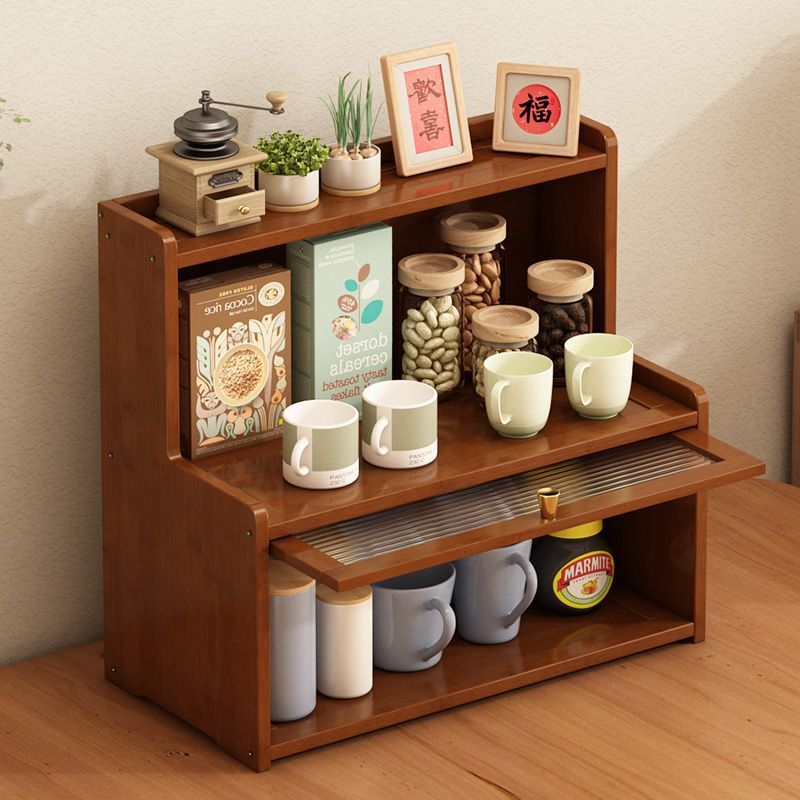 桌面置物架咖啡杯展示柜杯子收纳柜周边吧唧痛柜手办小卡整理架子