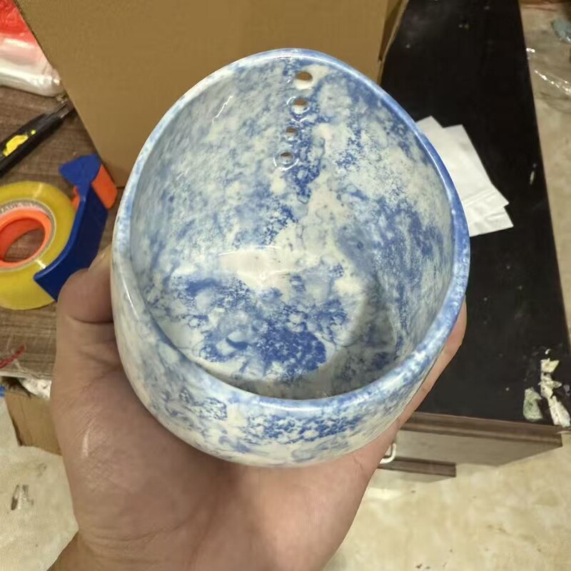 跨境新品 Pottery Herb Stripper Bowl 树脂香草剥离碗药草剥离器|undefined