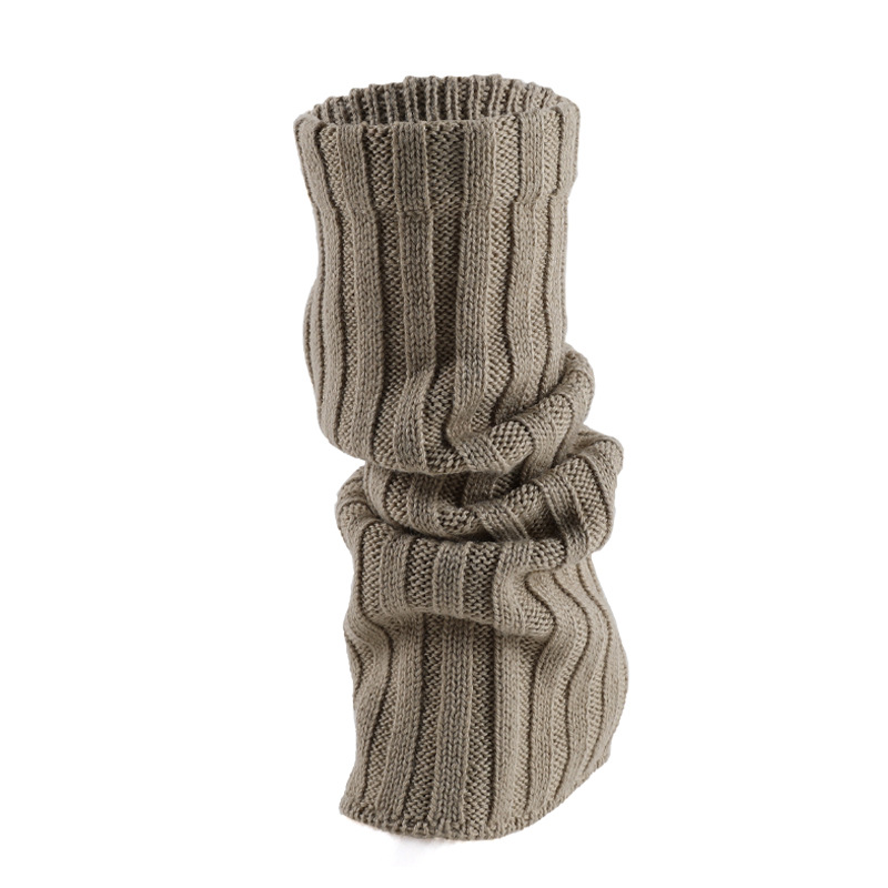Woolen socks women's warm leg cover spring and winter warm leg warmers calf socks pile socks and knee socks_voghion.com