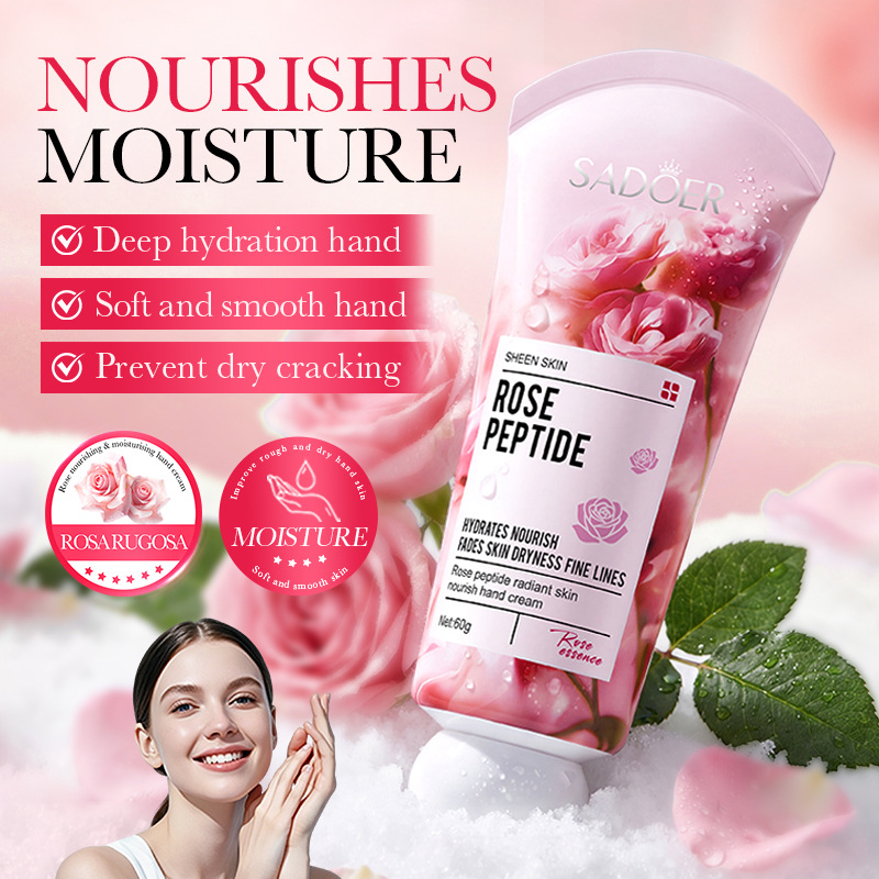 SADOER Rose Multi-Soluble Skin Nutrition Hand Cream (versión extranjera) 60g