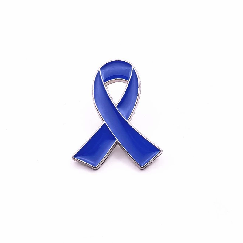 Bow Ribbon Lapel Pin Badge, Enamel Metal Ribbon-Style Brooch, Multi-Color 2.6 cm