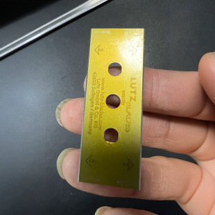 Lutz Three-Hole Blade German Lutz Knife Slitting Film Tape Aluminum Foil Slitting Machine Cutting Machine Yang Shi