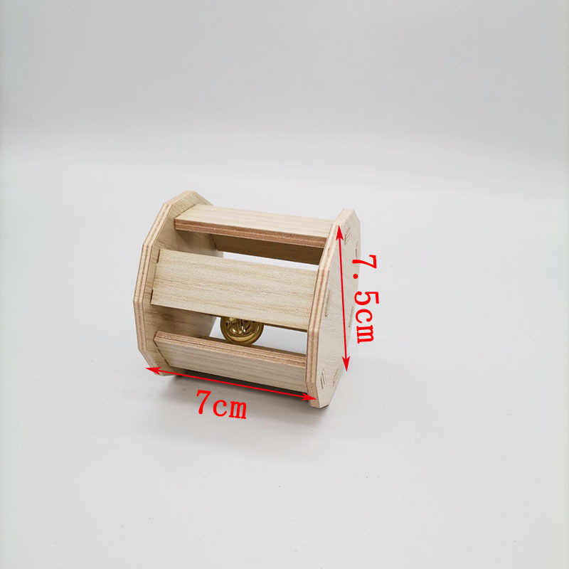 Hámster de madera suministros paisajismo hámster nido mini muebles decoración Villa madera maciza pequeña casa otoño