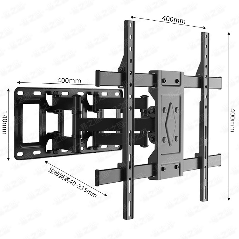 Yizhiwu テレビ伸縮ラック S -499.999999999% off スタック回転壁ラック 32-75inch 超薄型ラックに適しています|undefined