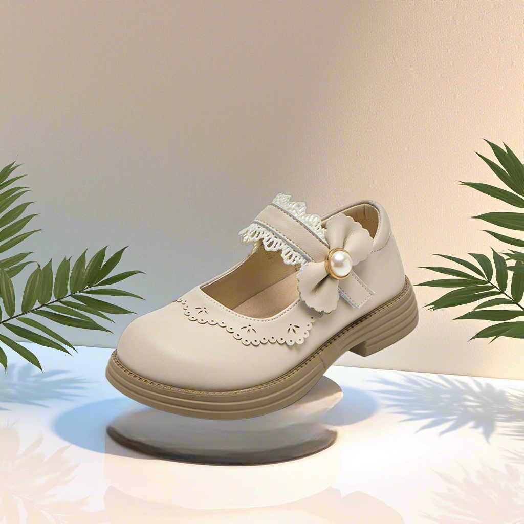Туфли для девочек кожаные туфли для девочек детские туфли принцессы маленькие кожаные туфли 2025 новые весенние мягкие подошвы