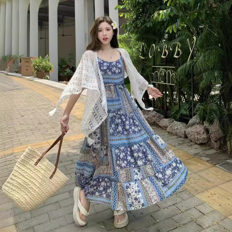 夏 L-4XL 大きいサイズ ストール ワンピース 夏 L-4XL 大きいサイズ ストール ワンピース