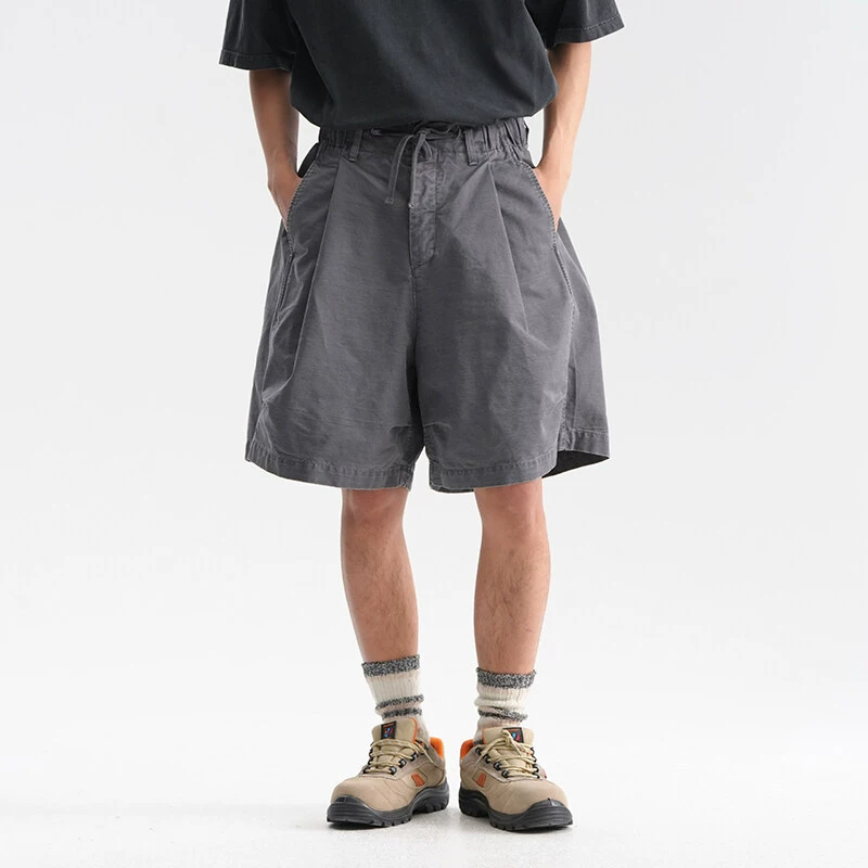 Summer retro trousers for leisure for men and women, shorts, American style, loose fit