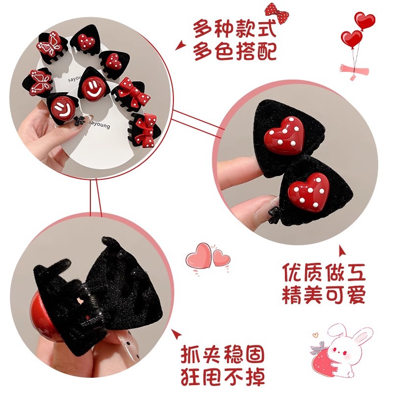Princesa cabello trenzado pequeño clip de agarre lindo clip de cabello para niños orejas de gato frange clip de cabello rotos frente clip lateral tocado