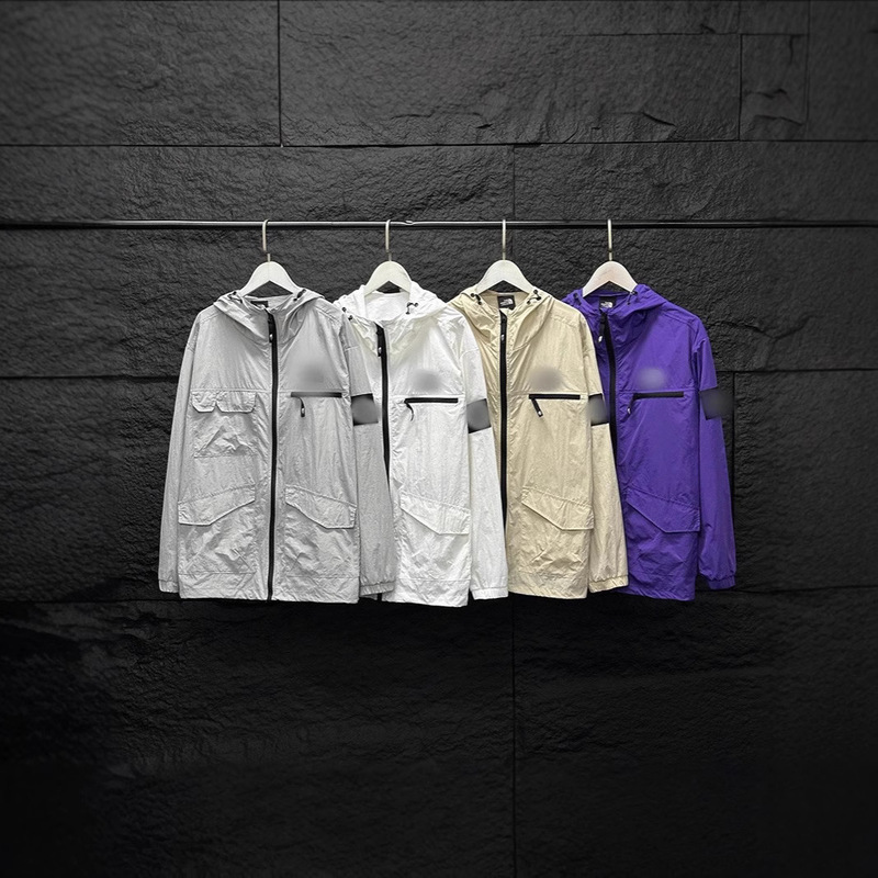日焼け防止服メンズ夏薄い涼しい通気性釣り日焼け防止服屋外抗 UV フード付きジャケット北北|undefined