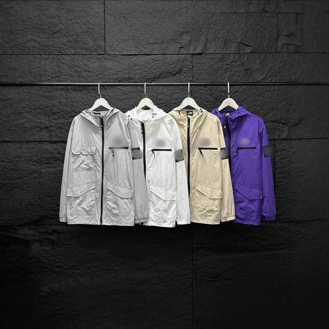 Sun Protection Clothing Men's Summer Thin Ice Silk Cool Breathable Fishing Sun Protection Clothing Outdoor UV Protection Hooded Jacket