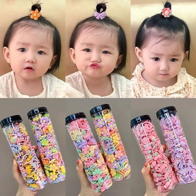 Children elastic does not hurt to send good elasticity hair bands of baby girls band rope small hair chirp hair accessories