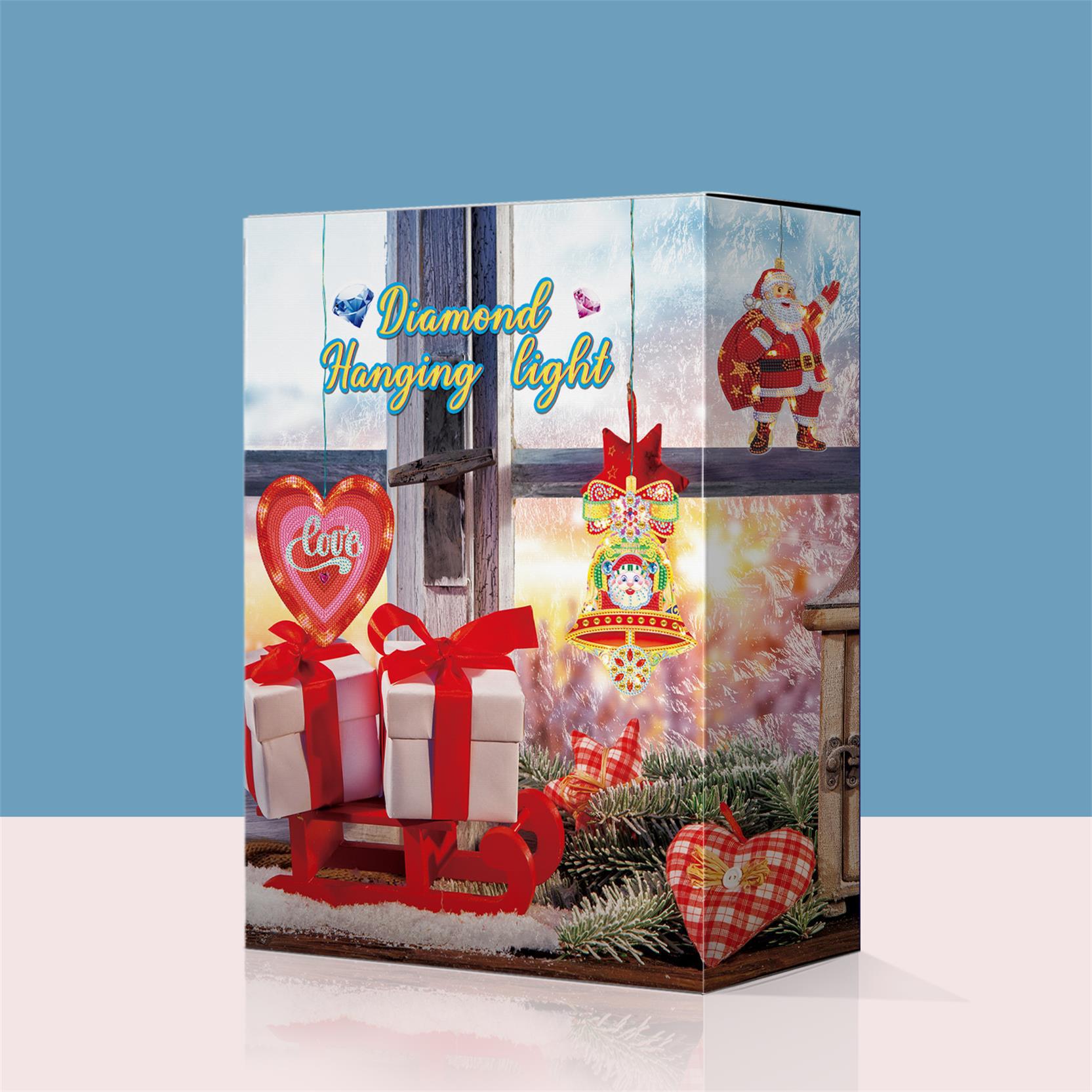 造型灯2-3系列通用彩盒 160X210X50 瓦楞+亮膜