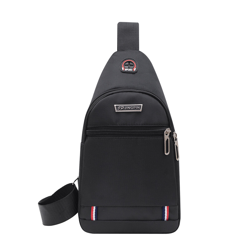 2021 nueva bolsa de mensajero para hombres bolsa de pecho de nylon bolsa de mensajero bolsa de pecho de lona de moda de estilo coreano casual