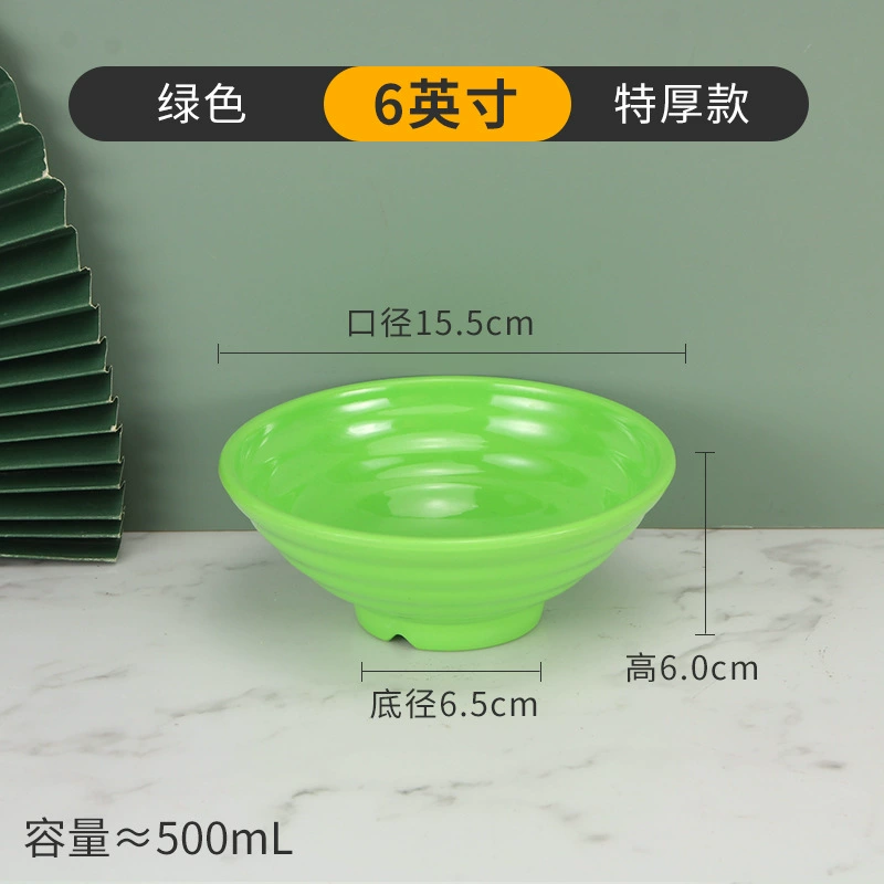 Shatterproof Plastic Soup Bowl, Commercial Grade, Thick Durable 15.5 cm (6") Options
