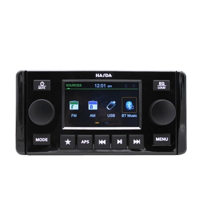 Ip66 Waterproof Mp5 Bluetooth USB Player Suitable for Rvs, Off-Road Vehicles, Boats, Outdoor Installation, and Vehicle Mounting (Car mp5)